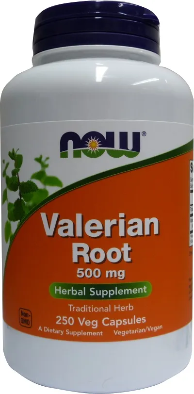NOW Foods - Valerian Root, Waleriana, 500mg, 250 vkaps