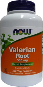 NOW Foods - Valerian Root, Waleriana, 500mg, 250 vkaps