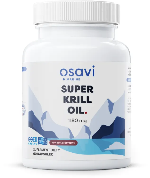 Osavi - Super Krill Oil, 1180mg, 60 kapsułek miękkich