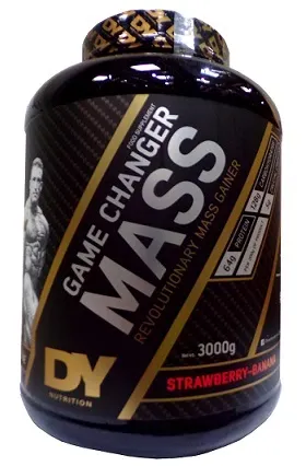 Dorian Yates - Game Changer Mass, Gainer, Strawberry-Banana, Proszek, 3000g