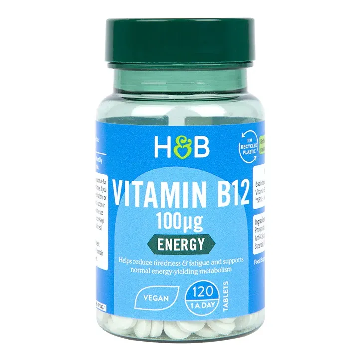 Holland & Barrett - Vitamin B12, 100mcg, 120 tabletek
