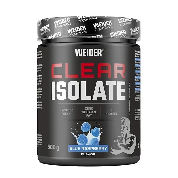 Weider - Białko Clear Isolate, Niebieska Malina, Proszek 500g