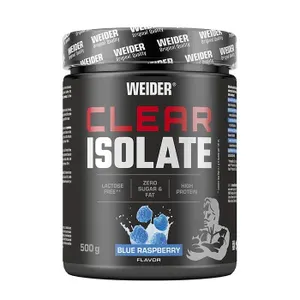 Weider - Białko Clear Isolate, Niebieska Malina, Proszek 500g