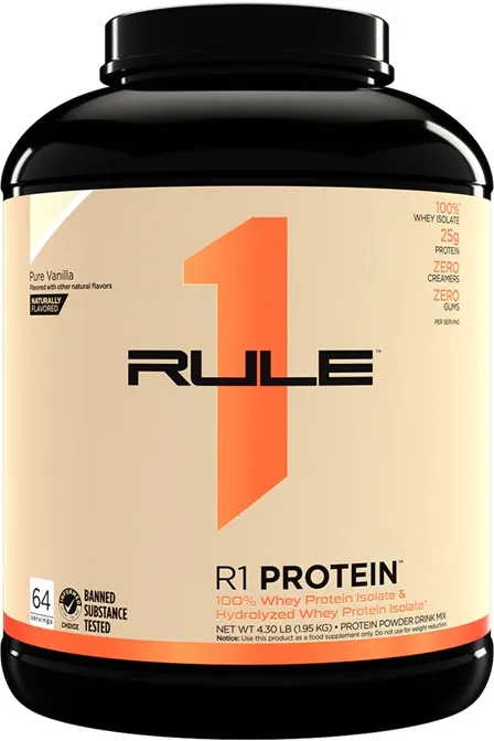 Rule One - R1 Protein Naturally Flavored, Odżywka Białkowa, Vanilla Creme, Proszek, 2200g